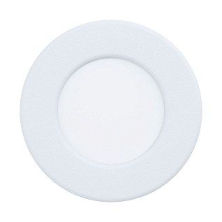 99202 Светодиодный встраиваемый светильник FUEVA 5, 2,7W (LED), ?86, ET26, IP44, 300lm, 3000K, сталь, бел