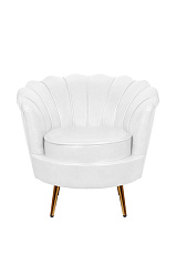 Низкое кресло ракушка Pearl White в Санкт-Петербурге