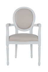 Мягкий стул с подлокотниками Diella Beige