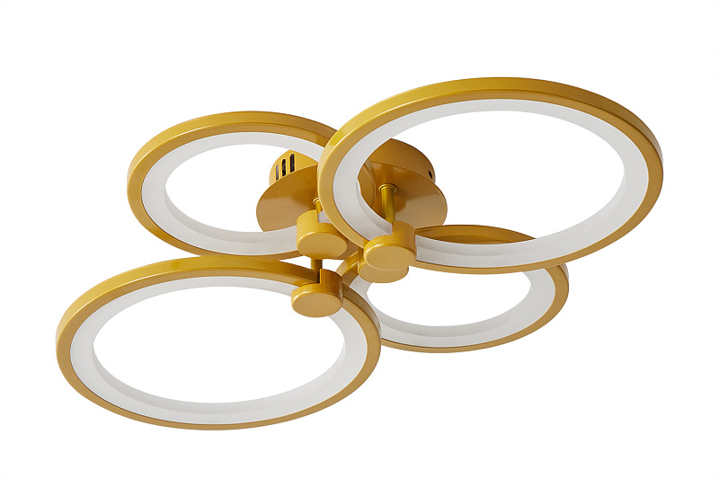 Люстра Oris 4 rings gold в Санкт-Петербурге Люстра Oris 4 rings gold