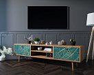 Комод "Berber" с нишей низкий под TV арт BB49/Print_41 №2