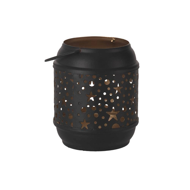 422059 Подсвечник LUGAIT, B85, ?75, сталь, черный, золотой в Санкт-Петербурге 422059 Подсвечник LUGAIT, B85, ?75, сталь, черный, золотой