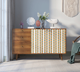 Комод "Berber" с двумя дверками и ящиками 23 принт арт BB05/Print_23