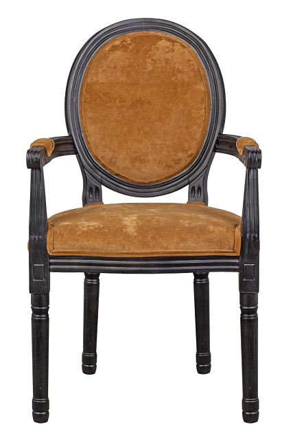 Мягкий стул с подлокотниками Volker Arm Orange в Санкт-Петербурге Мягкий стул с подлокотниками Volker Arm Orange