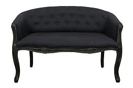 Двухместный дизайнерский диван Kandy Double Black Old в Санкт-Петербурге