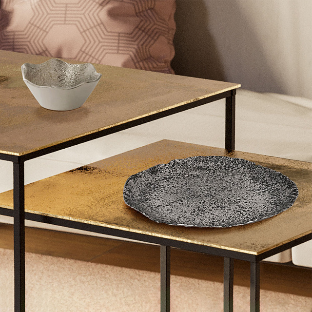 427103 Чаша декоративная FORLEYET, H70, ?170, алюминий, цвет никель в Санкт-Петербурге 427103 Чаша декоративная FORLEYET, H70, ?170, алюминий, цвет никель