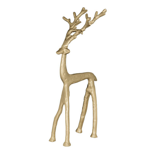 427593 Фигурка Олень KUROLINO L110, B97, H255 алюминий, медный в Санкт-Петербурге 427593 Фигурка Олень KUROLINO L110, B97, H255 алюминий, медный