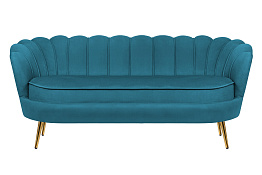 Диван ракушка для гостиниц Pearl Triple Marine Velvet в Санкт-Петербурге