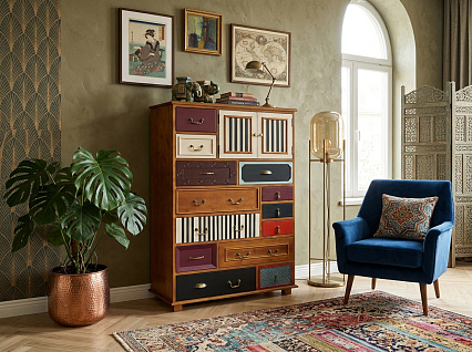 Комод «Гуашь (Gouache)» вертикальный арт M10535ETG/1