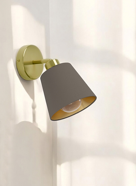 31533 Бра MASERLO, 1X12(Е27), металл, кремово-золотой/текстиль, капучино в Санкт-Петербурге 31533 Бра MASERLO, 1X12(Е27), металл, кремово-золотой/текстиль, капучино