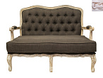Двухместный дизайнерский диван Yareli Brown V2 №0