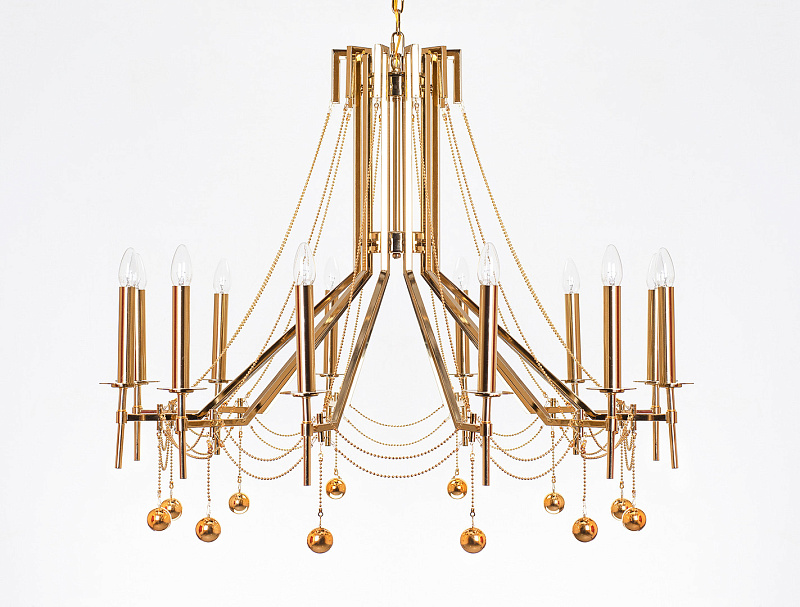 Люстра Rocco Gold 12 в Санкт-Петербурге Люстра Rocco Gold 12