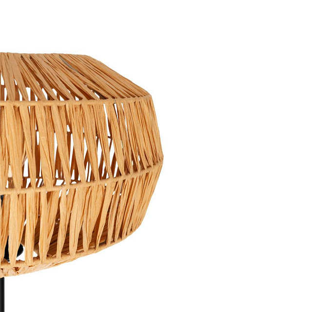 44146 Торшер SHELDON, 1X40W(E27), сталь, черный, натуральный