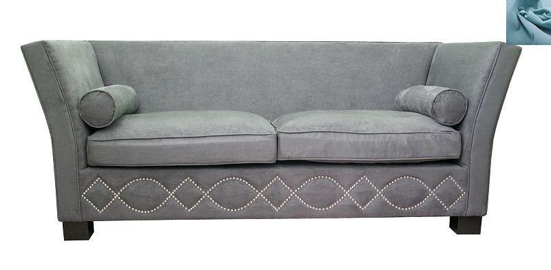 Диван арт-деко Volte цвет голубой в Санкт-Петербурге Диван арт-деко Volte цвет голубой