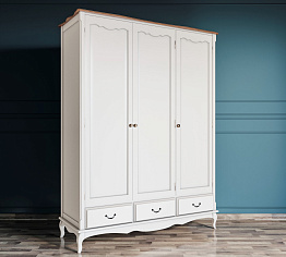 Шкаф Leontina для одежды трехстворчатый с ящиками арт ST9327KR/3
