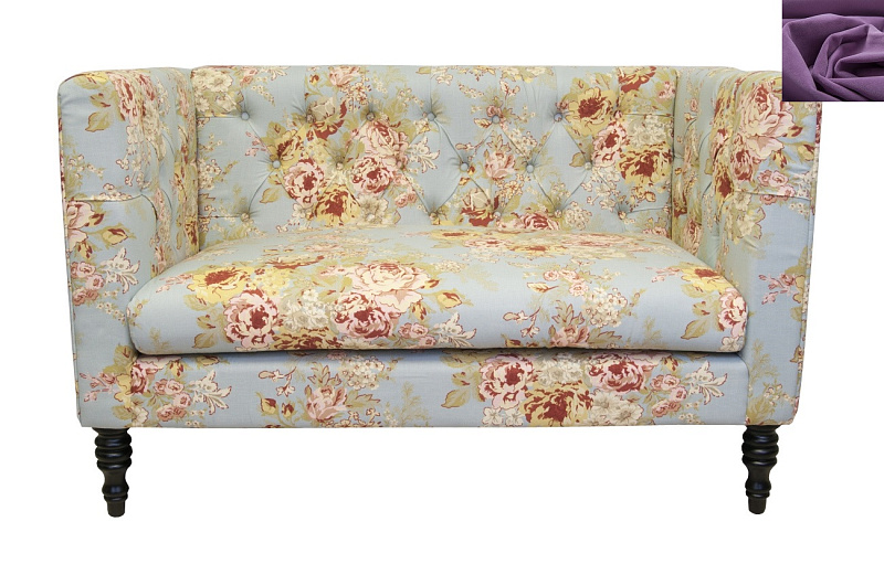 Диван Rose в современном стиле фиолетовый в Санкт-Петербурге Диван Rose в современном стиле фиолетовый