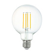 Светодиодная филаментная лампа CONNECT G95, 6W (LED) 2700K, 806lm, прозрачный №0