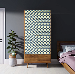 Шкаф двухстворчатый "Berber" принт 13 арт BB16/Print_13