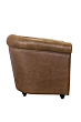 Кожаное кресло Karo Brown leather №2