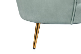 Диван ракушка для гостиниц Pearl Triple Green №6