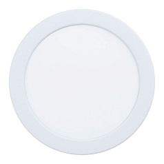 99149 Светодиодный встраиваемый светильник FUEVA 5, 10,5W (LED), ?166, ET26, 1350lm, 4000K, сталь, белый/п