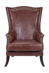 Кожаное кресло коричневое Chester Leather в Санкт-Петербурге