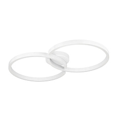 900954 Потолочный светильник AMANDOLO, 19,5W(LED), 2400lm, L675, B380, H65, алюминий, сталь, белый/пластик, белый