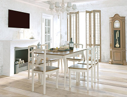 Стол и шесть стульев из коллекции "Leontina" арт Leontina-11