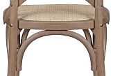 Стул Cross Back Brown №4