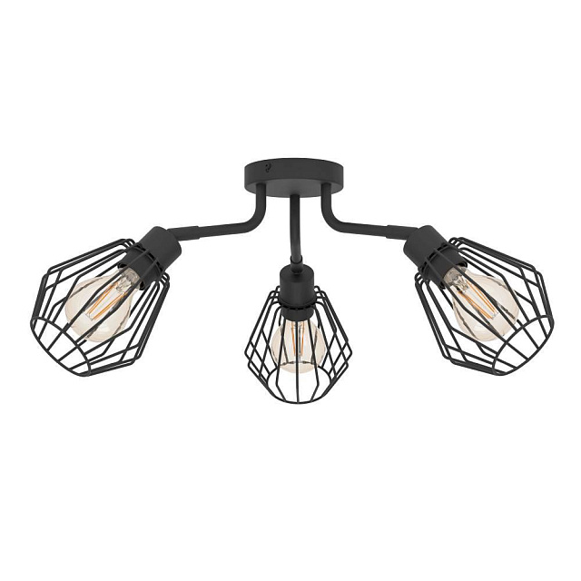 31531 Люстра TARBES, 3x60W(E27), сталь, черный в Санкт-Петербурге 31531 Люстра TARBES, 3x60W(E27), сталь, черный