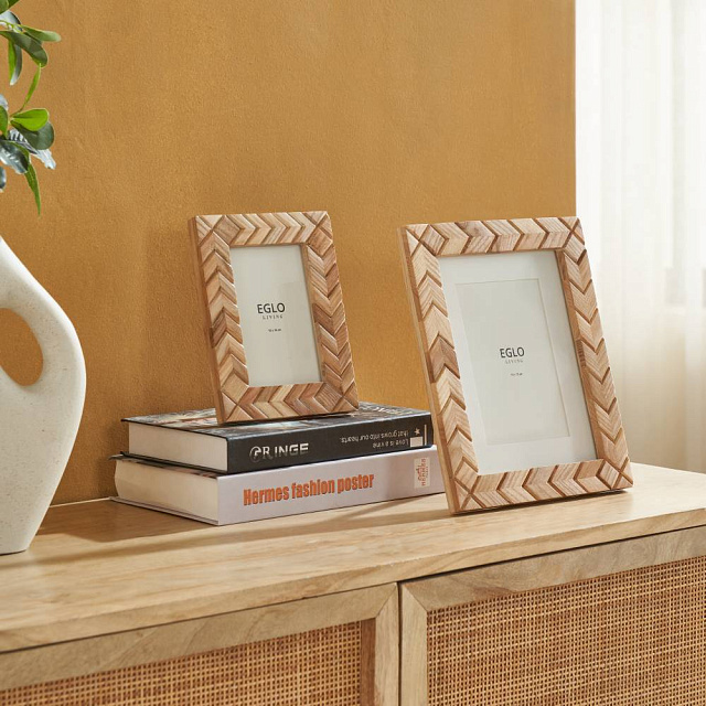 423179 Фоторамка DUPKUR, L210, B260, H15, дерево, натуральный в Санкт-Петербурге 423179 Фоторамка DUPKUR, L210, B260, H15, дерево, натуральный