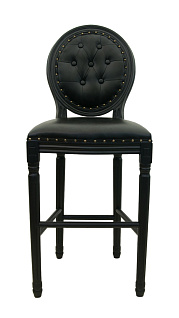 Дизайнерский барный стул Filon Button Black