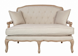 Прямой диван модерн Yareli Beige V2 бежевый