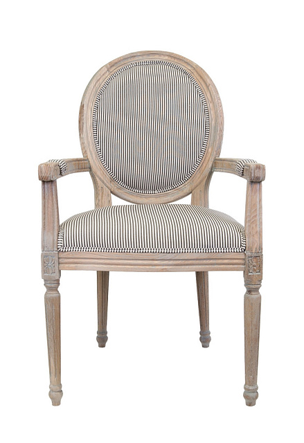 Мягкий стул с подлокотниками Diella Pinstripe в Санкт-Петербурге Мягкий стул с подлокотниками Diella Pinstripe