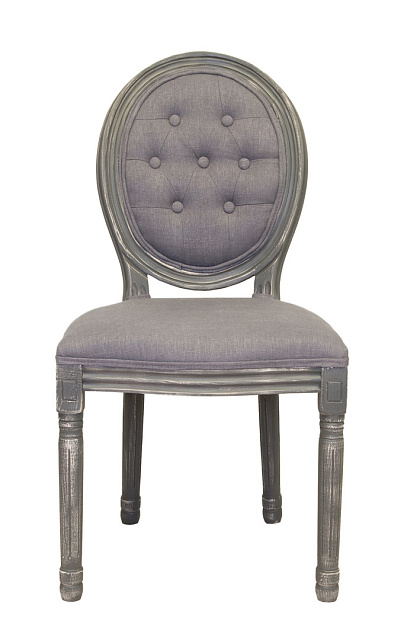 Дизайнерский обеденный стул модерн Volker Button Grey в Санкт-Петербурге Дизайнерский обеденный стул модерн Volker Button Grey