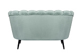 Диван ракушка Pearl Double Green на черных ножках №3