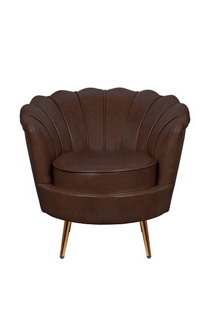 Низкое кресло ракушка Pearl Brown V2 в Санкт-Петербурге Низкое кресло ракушка Pearl Brown V2