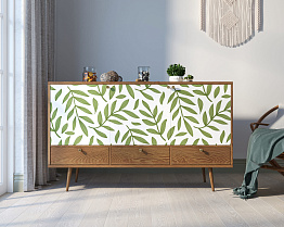 Комод "Berber" три дверки и три ящика 28 принт арт BB24/Print_28