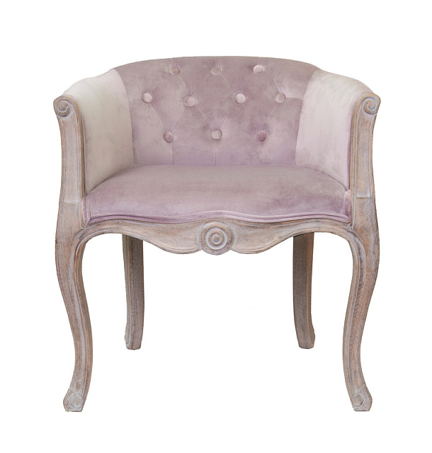 Низкое кресло Kandy Pink Velvet