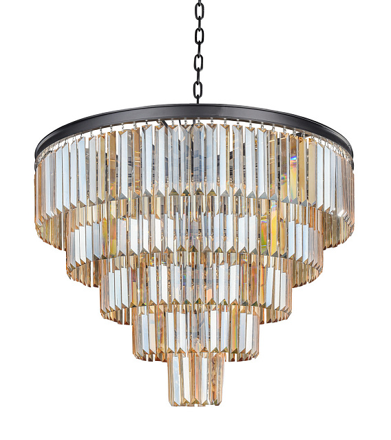 Люстра Odeon 5 Rings Amber в Санкт-Петербурге Люстра Odeon 5 Rings Amber