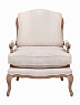 Мягкое полукресло с подлокотниками Niro Rattan Beige
