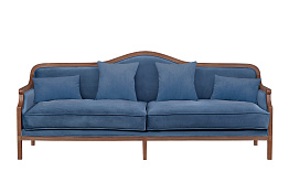 Диван с высокой спинкой для гостиниц Madesta Blue