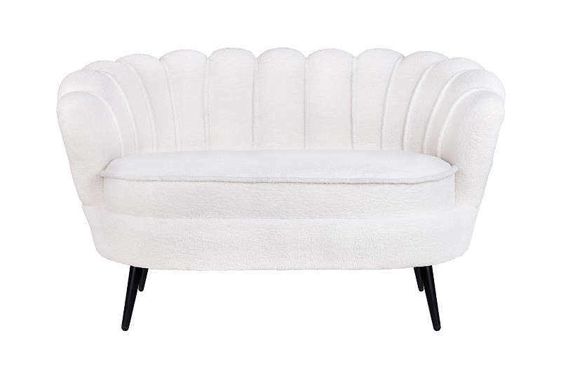 Двухместный диван Pearl Double Boucle на черных ножках в Санкт-Петербурге Двухместный диван Pearl Double Boucle на черных ножках