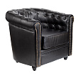 Кожаное кресло Karo Black V2 №1