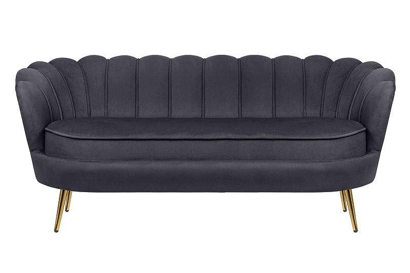 Трехместный диван ракушка для гостиниц Pearl Triple Black в Санкт-Петербурге Трехместный диван ракушка для гостиниц Pearl Triple Black