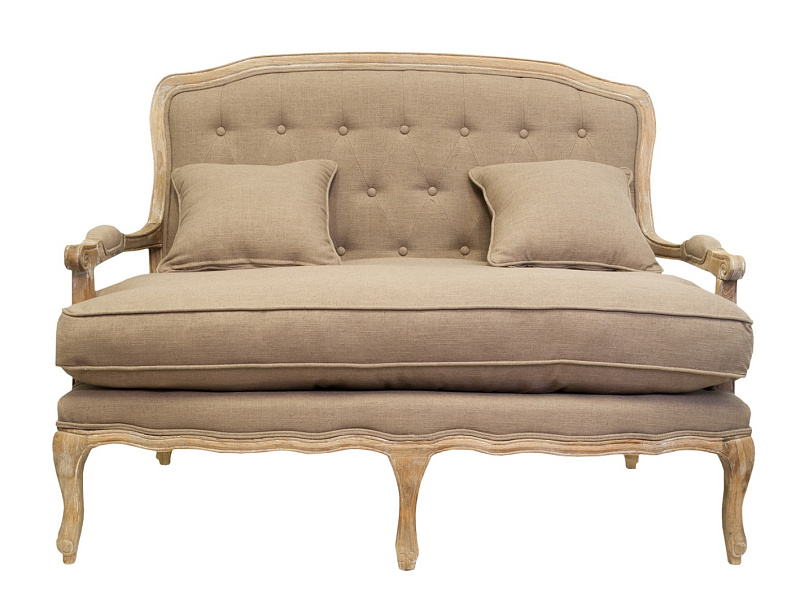 Дизайнерский двухместный диван Yareli Brown в Санкт-Петербурге Дизайнерский двухместный диван Yareli Brown