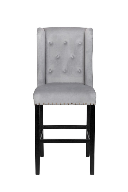 Дизайнерский барный стул Skipton Grey Velvet в Санкт-Петербурге Дизайнерский барный стул Skipton Grey Velvet