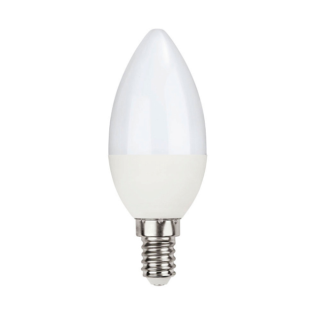 Светодиод. лампа Relax&Work " Свеча" , 3W, 250lm, 2700K  5W, 470lm, 4000K (E14)