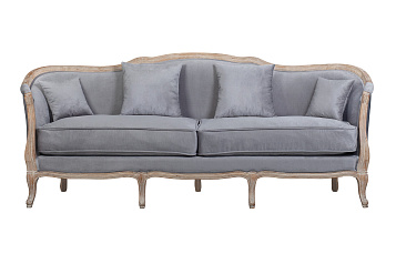 Прямой диван Darcy 3 серый