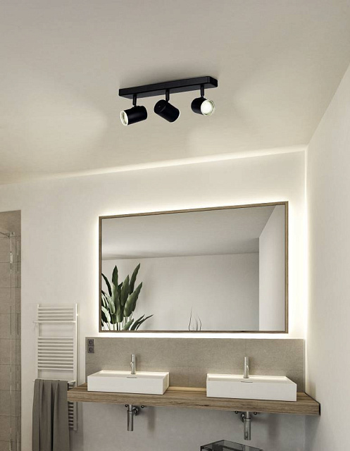 901966 Спот CONSUMA 1, 3X5W(GU10), сталь, черный